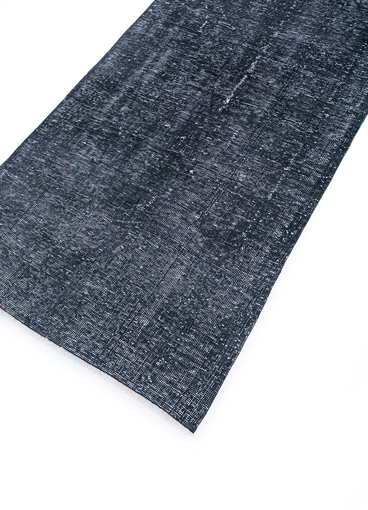 lacuna grey and black wool hand knotted Rug - FloorShot