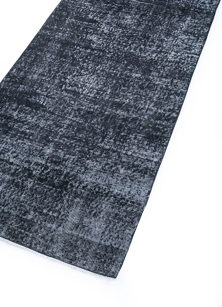 lacuna grey and black wool hand knotted Rug - FloorShot