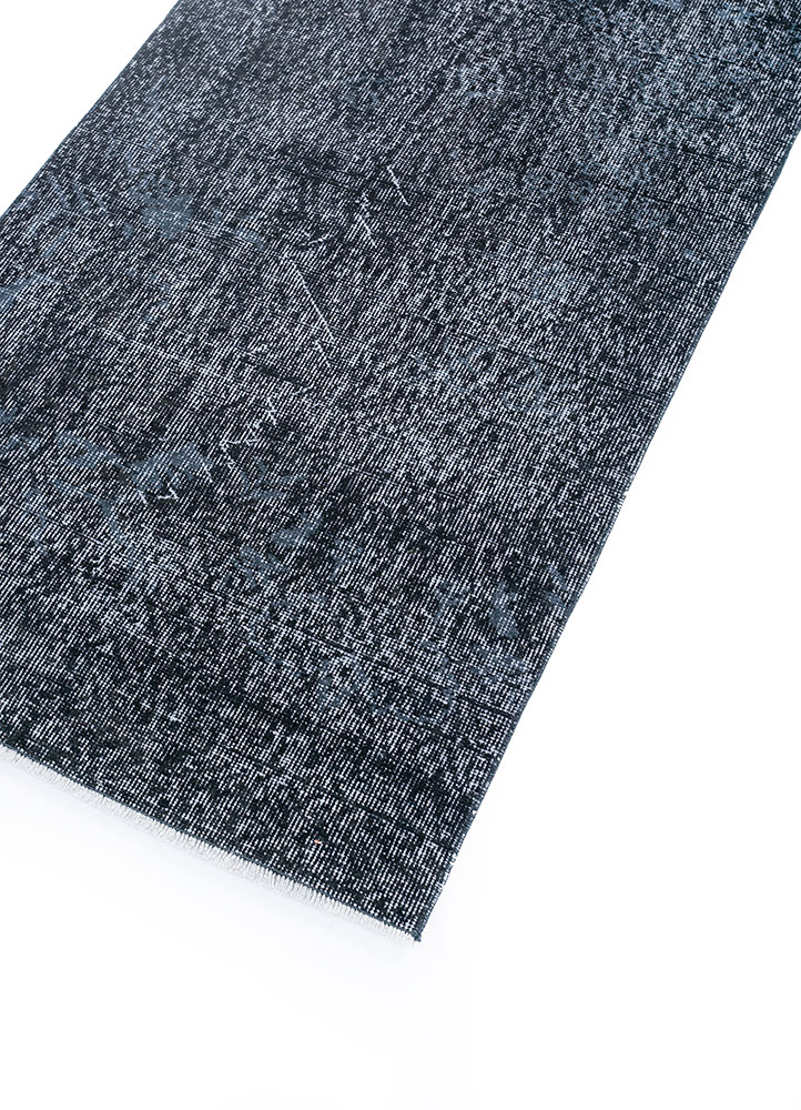 lacuna grey and black wool hand knotted Rug - FloorShot