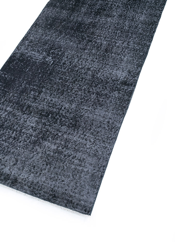 lacuna grey and black wool hand knotted Rug - FloorShot