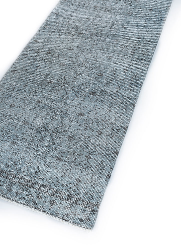 lacuna grey and black wool hand knotted Rug - FloorShot