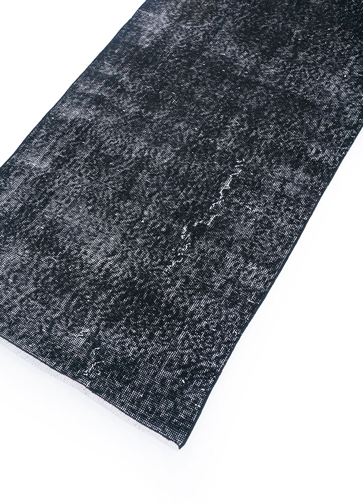 lacuna grey and black wool hand knotted Rug - FloorShot