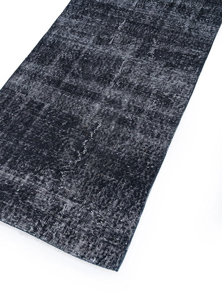lacuna grey and black wool hand knotted Rug - FloorShot