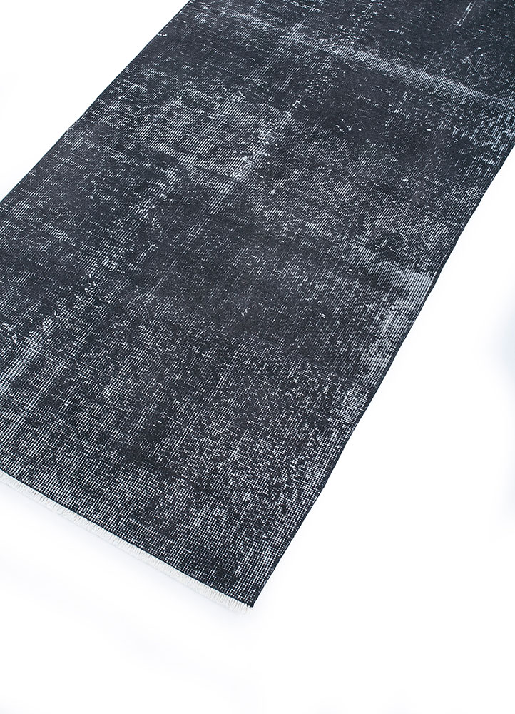 lacuna grey and black wool hand knotted Rug - FloorShot