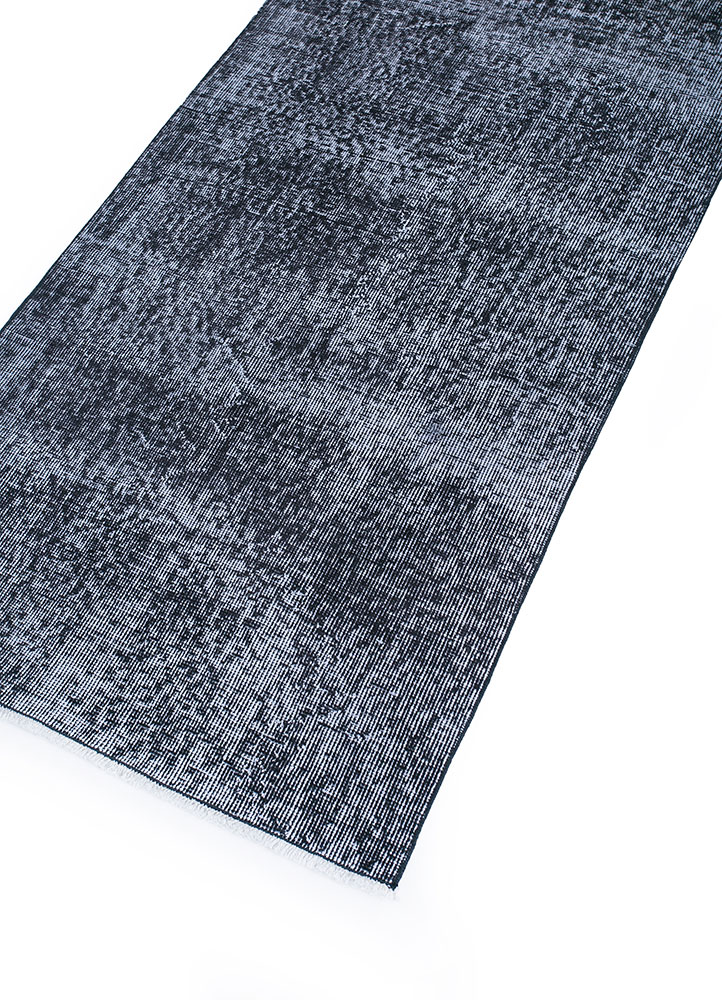lacuna grey and black wool hand knotted Rug - FloorShot