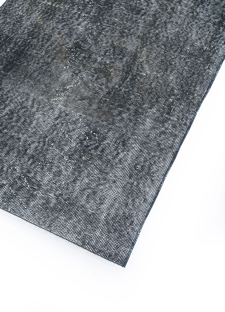 lacuna grey and black wool hand knotted Rug - FloorShot