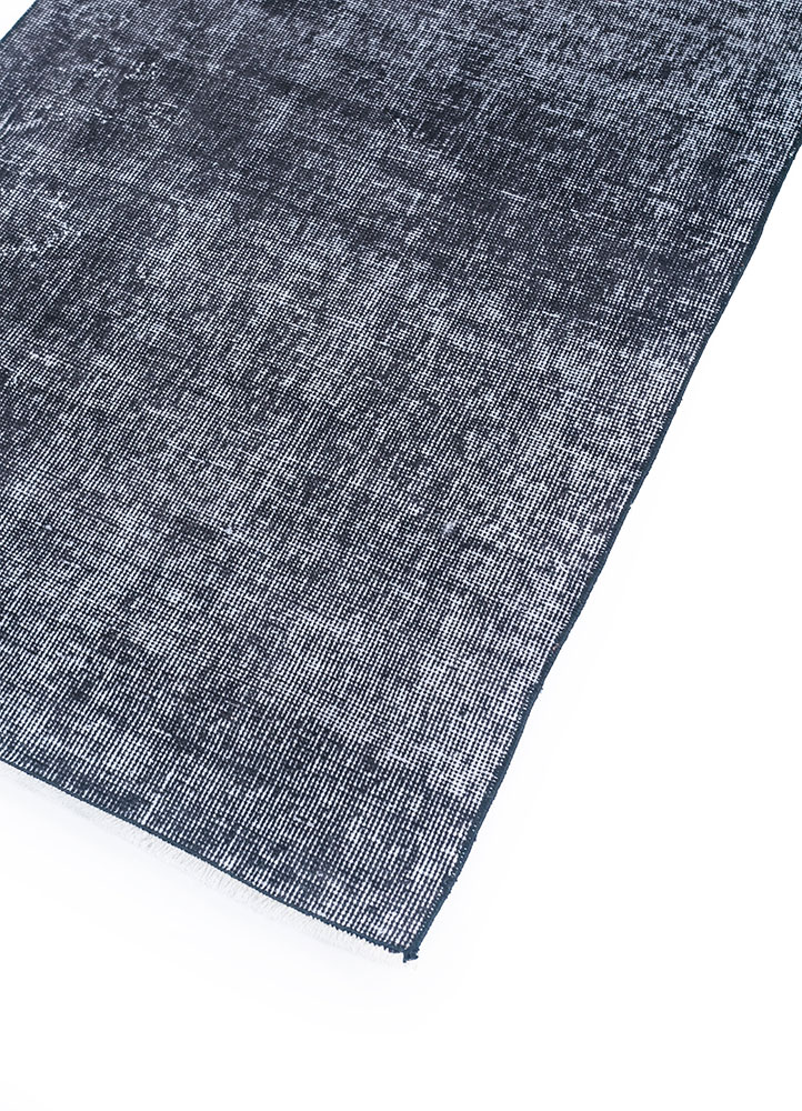 lacuna grey and black wool hand knotted Rug - FloorShot