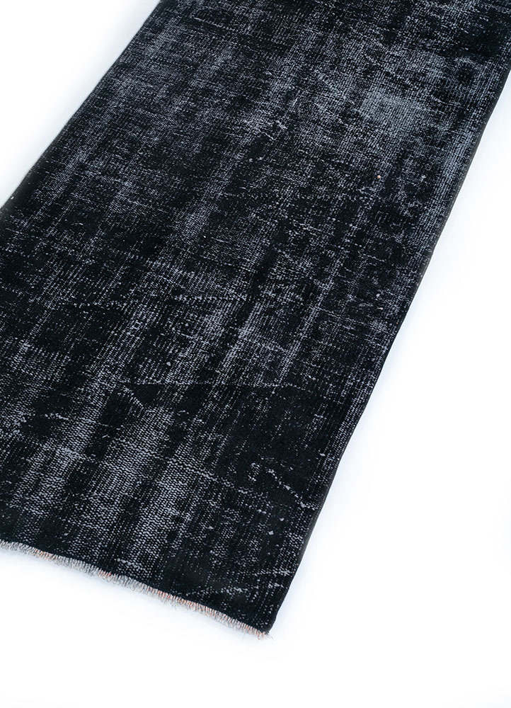lacuna grey and black wool hand knotted Rug - FloorShot