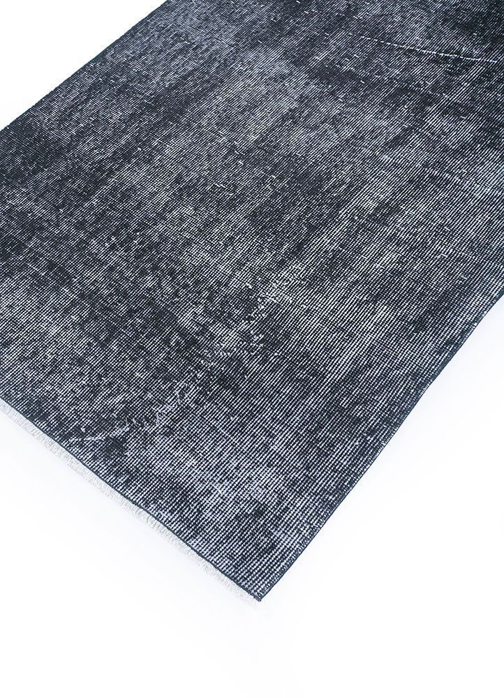 lacuna grey and black wool hand knotted Rug - FloorShot