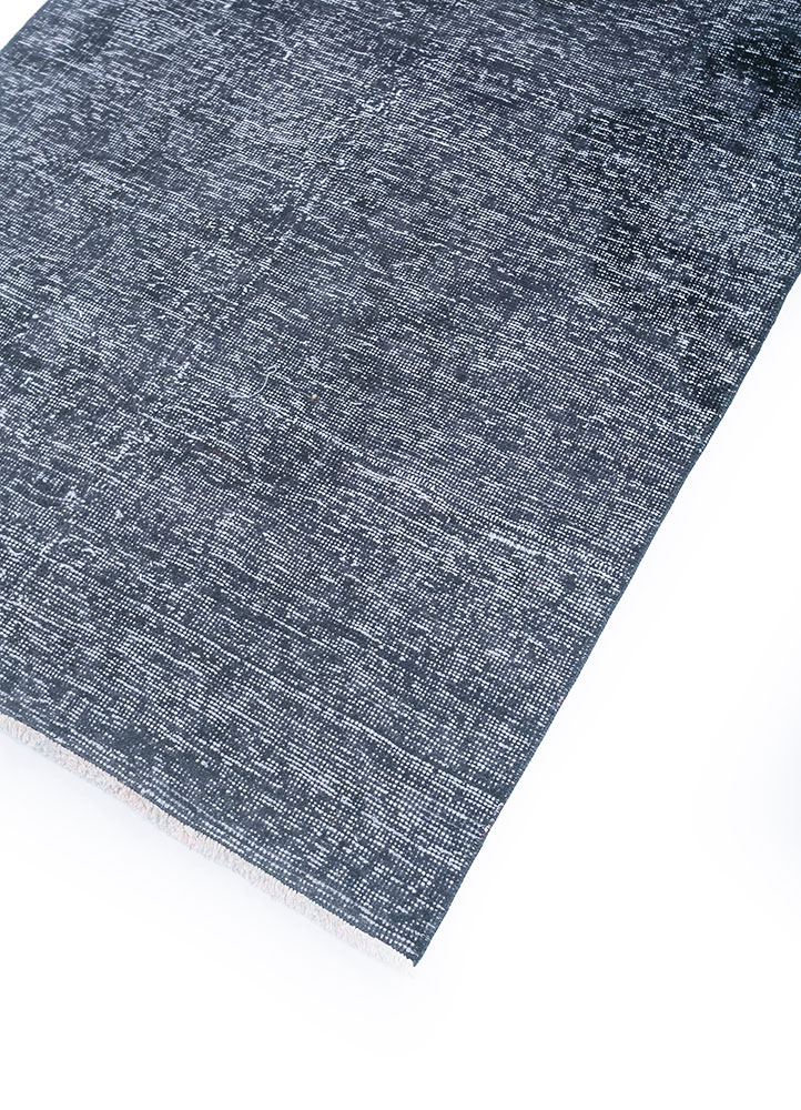 lacuna grey and black wool hand knotted Rug - FloorShot