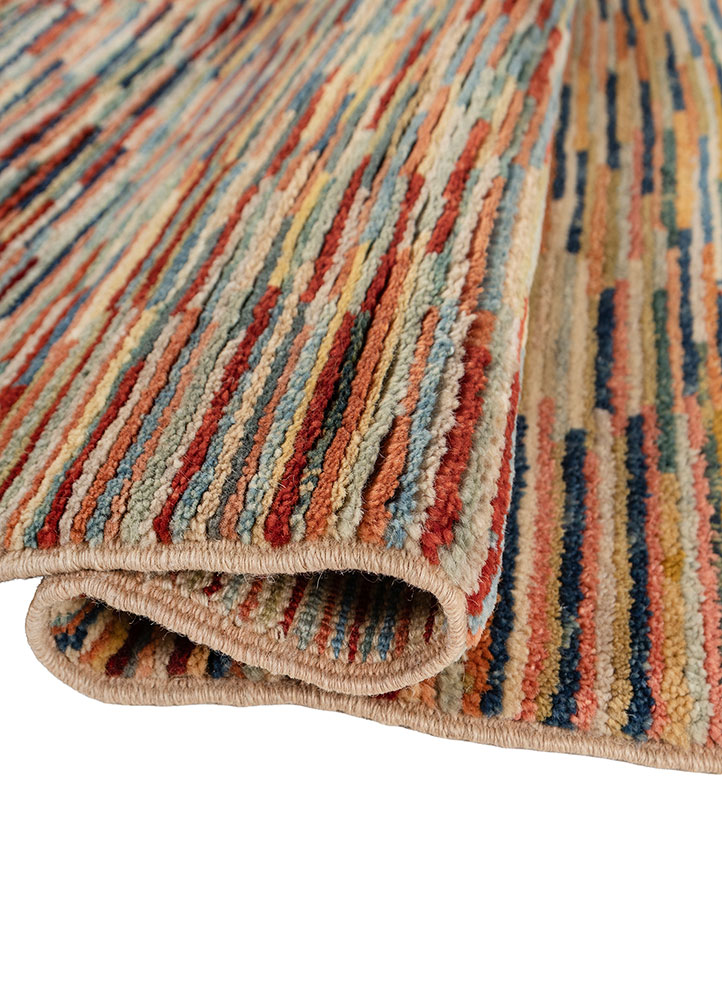 nuray multi wool hand knotted Rug - FloorShot