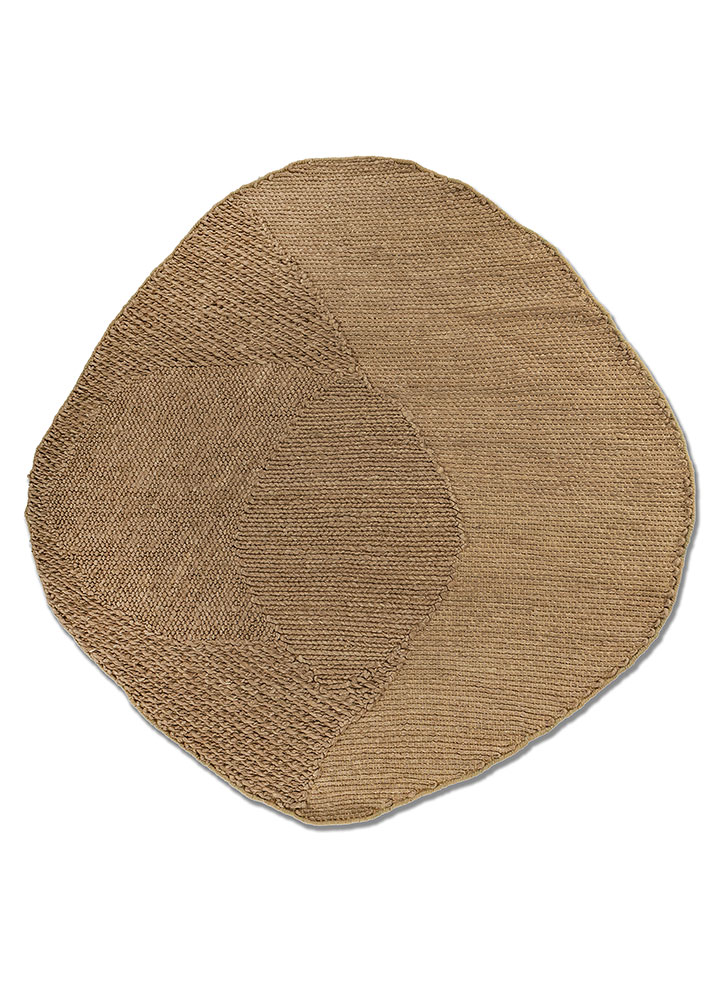 nomadic threads beige and brown jute and hemp flat weaves Rug - HeadShot