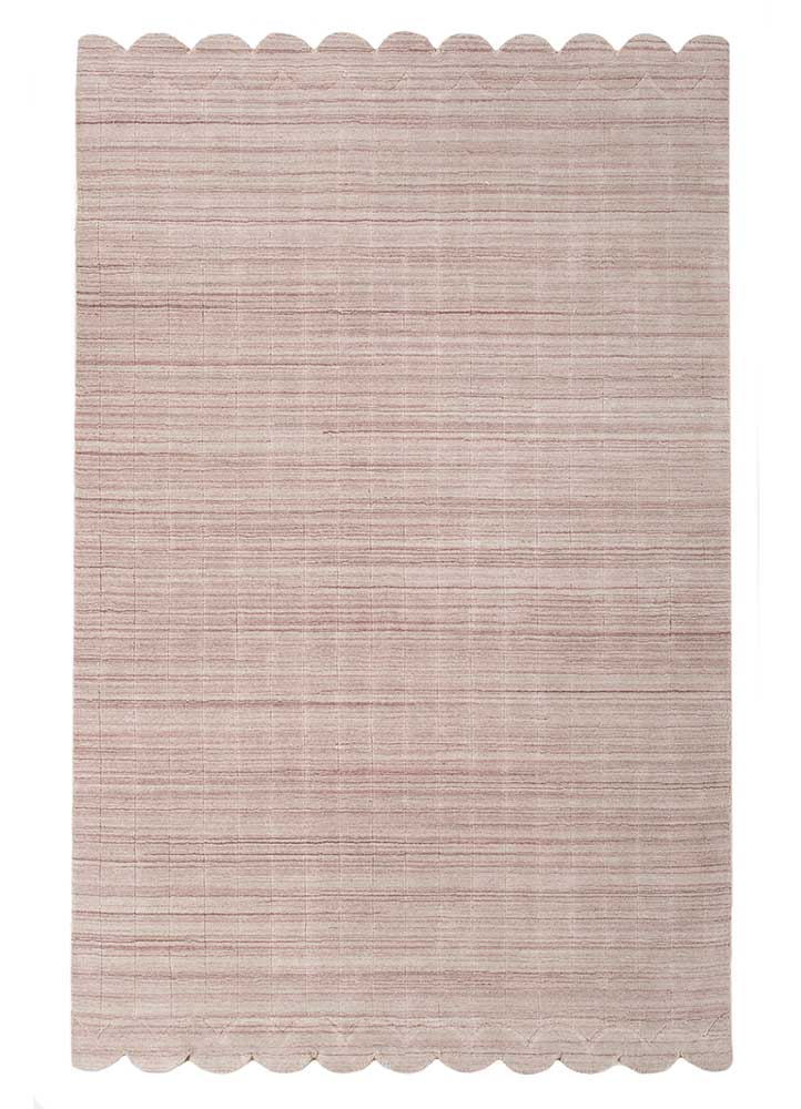 forme pink and purple polyester hand loom Rug - HeadShot