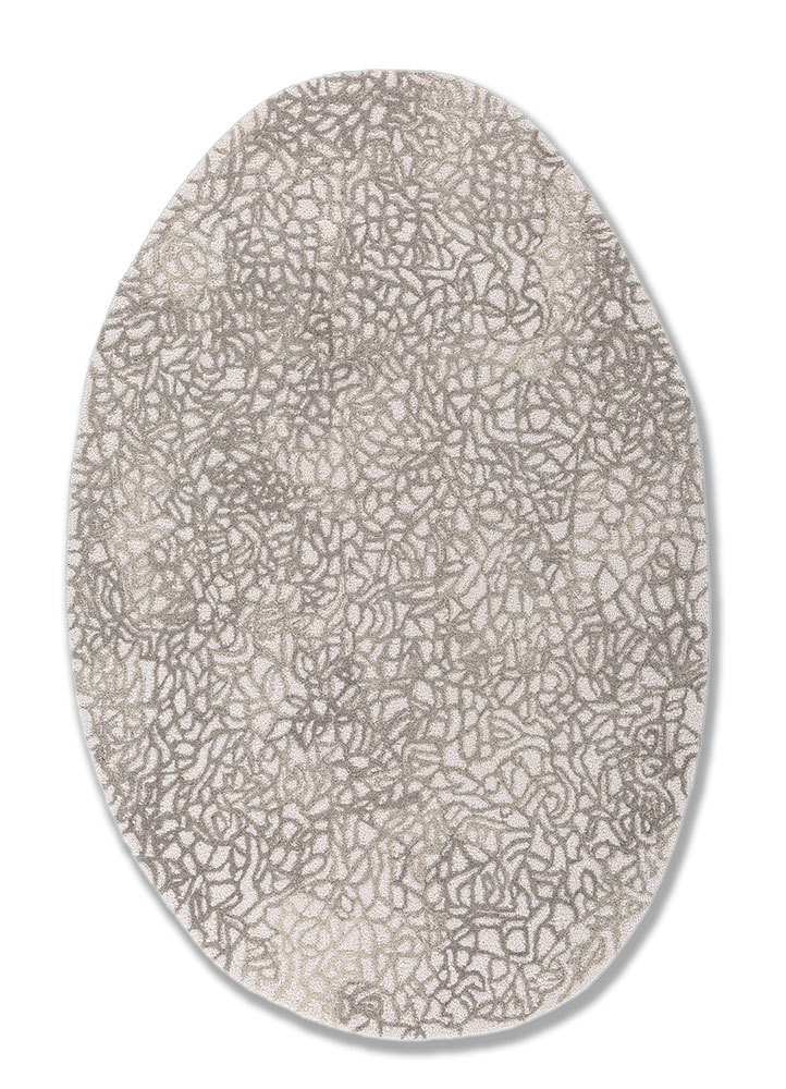 pathways ivory wool hand tufted Rug - HeadShot