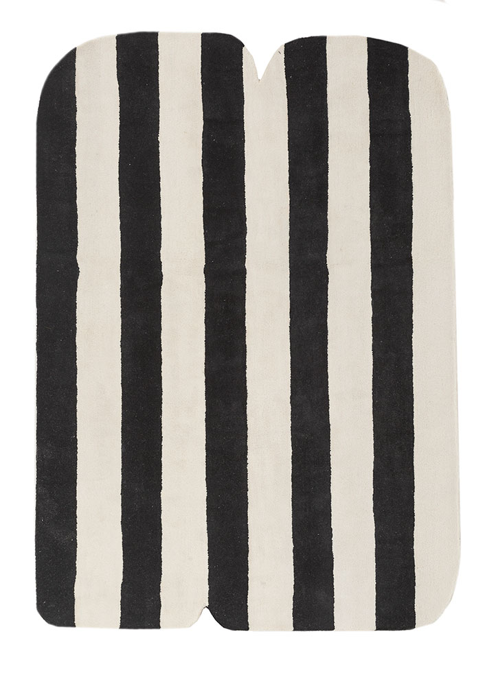 adrift ivory wool hand tufted Rug - HeadShot