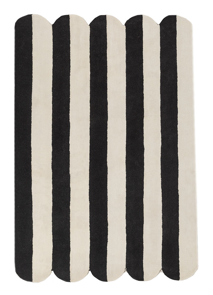 adrift ivory wool hand tufted Rug - HeadShot