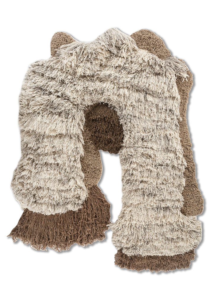 diwar ivory wool wall art WALL ART & TAPESTRY - HeadShot