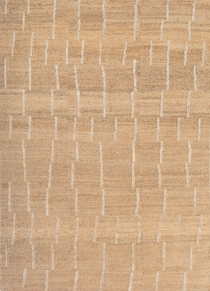 nomadic threads beige and brown jute and hemp flat weaves Rug - HeadShot