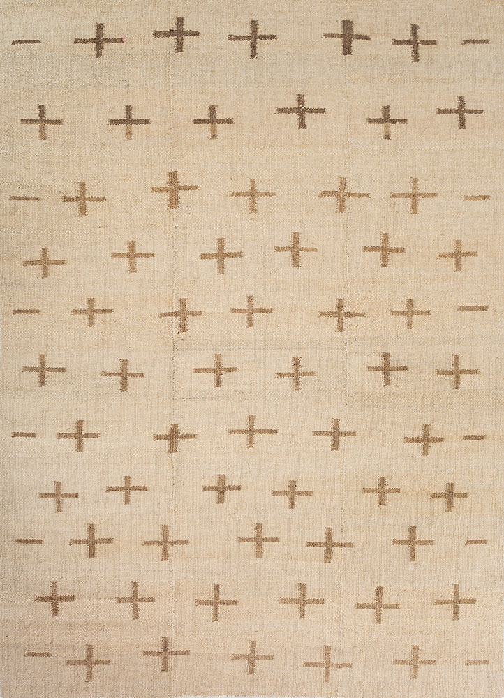 nomadic threads ivory jute and hemp flat weaves Rug - HeadShot