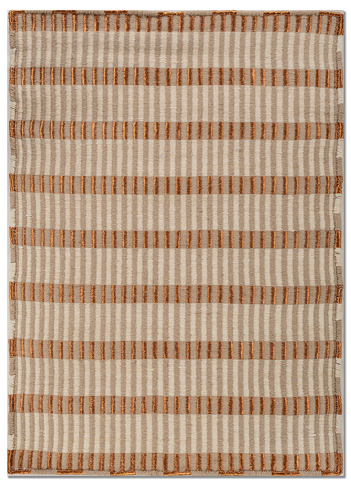 nomadic threads beige and brown jute and hemp flat weaves Rug - HeadShot
