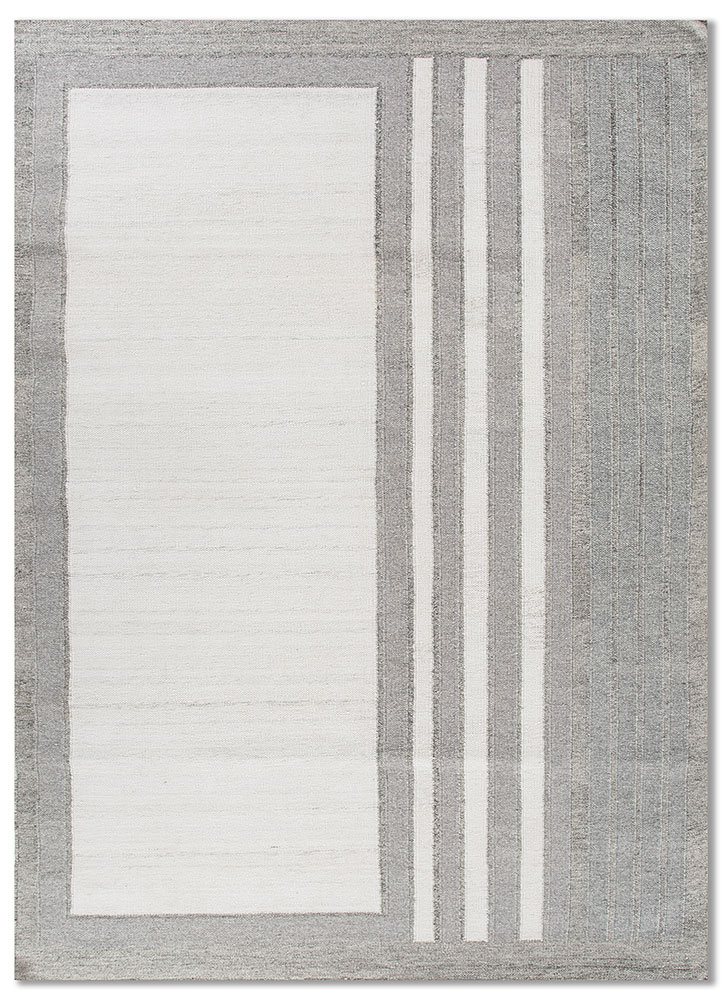 al fresco ivory polyester flat weaves Rug - HeadShot