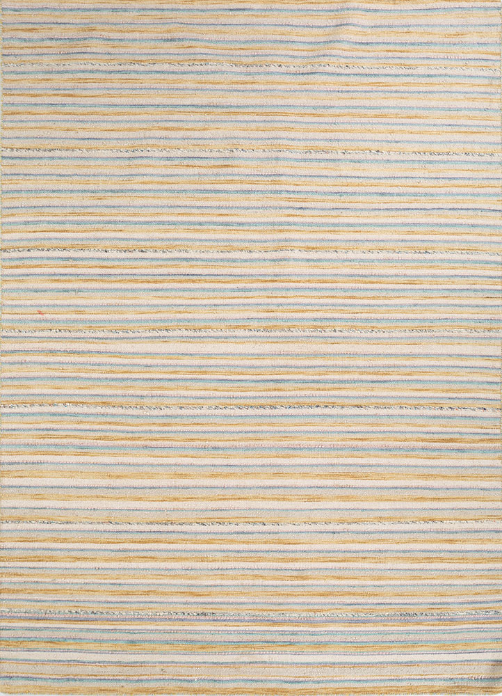 abrash ivory wool flat weaves Rug - HeadShot