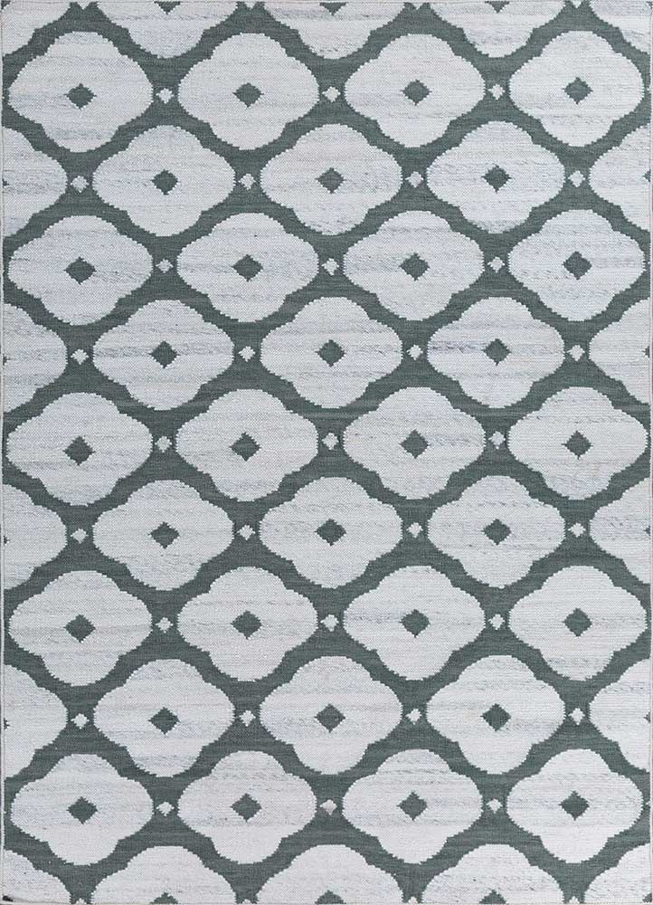 alhambra ivory wool flat weaves Rug - HeadShot