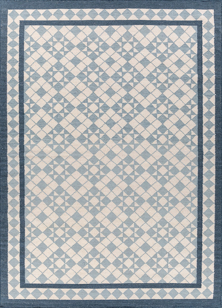 alhambra ivory wool flat weaves Rug - HeadShot