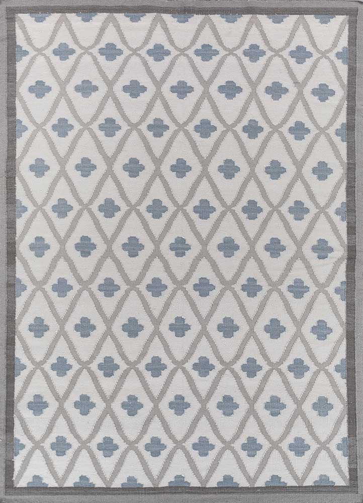 alhambra ivory wool flat weaves Rug - HeadShot