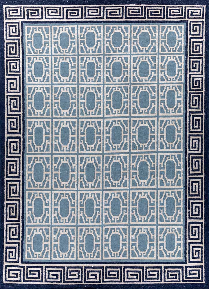 alhambra ivory wool flat weaves Rug - HeadShot