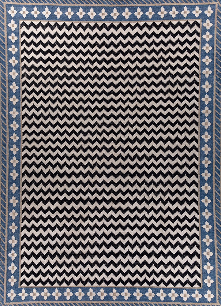 alhambra ivory wool flat weaves Rug - HeadShot
