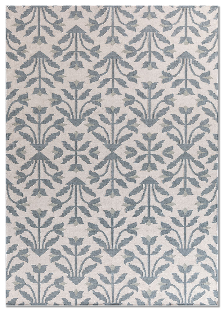 bedouin ivory wool flat weaves Rug - HeadShot