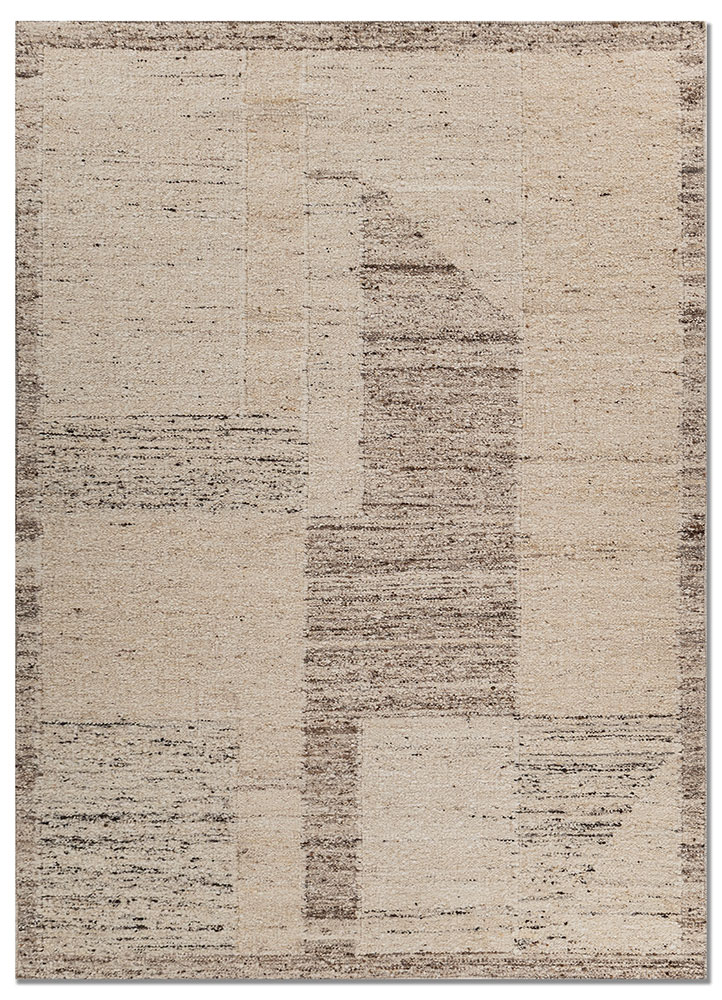 abrash ivory wool flat weaves Rug - HeadShot