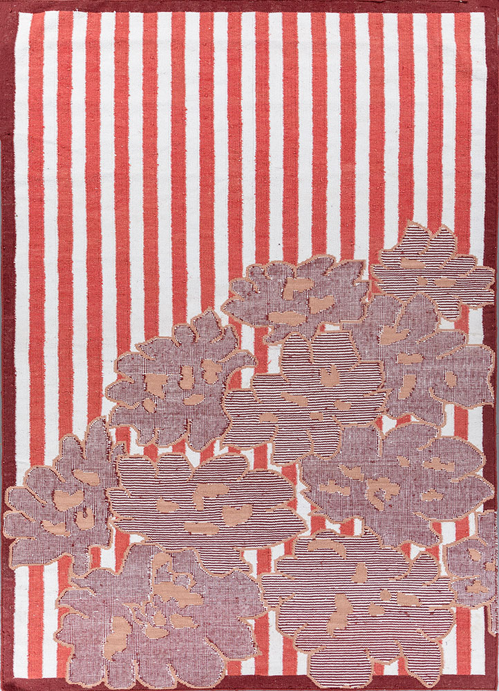 alhambra ivory wool flat weaves Rug - HeadShot