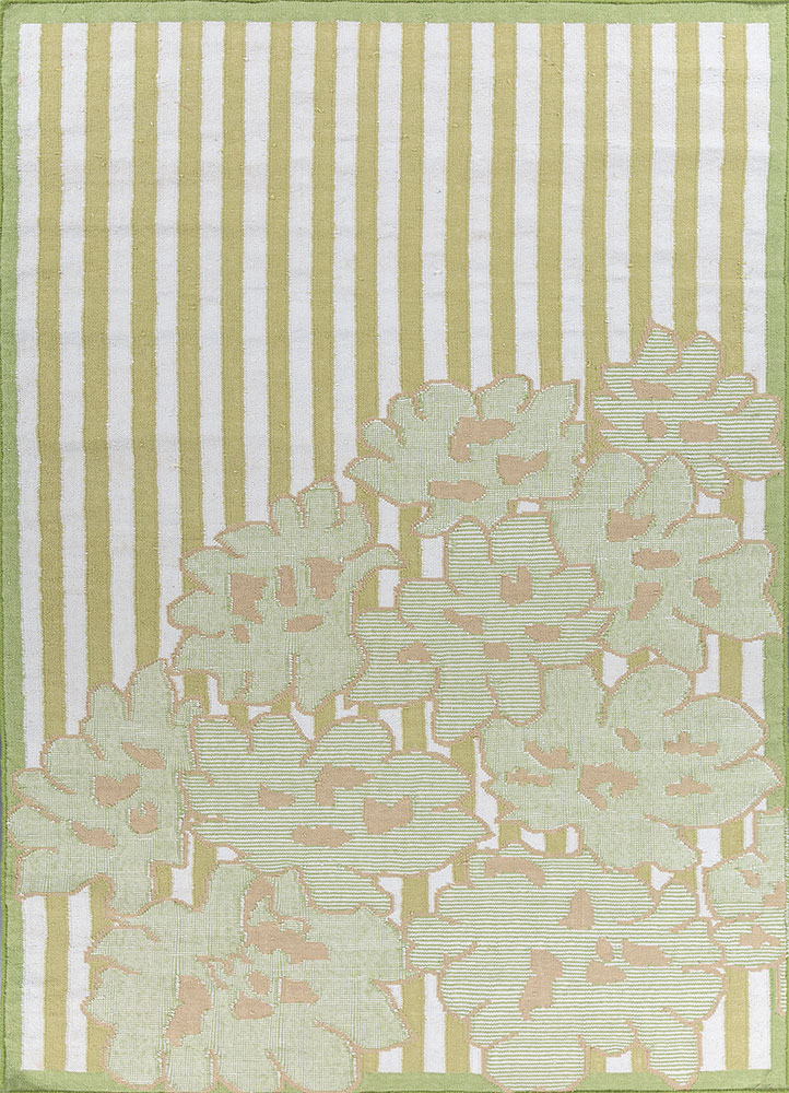 alhambra ivory wool flat weaves Rug - HeadShot
