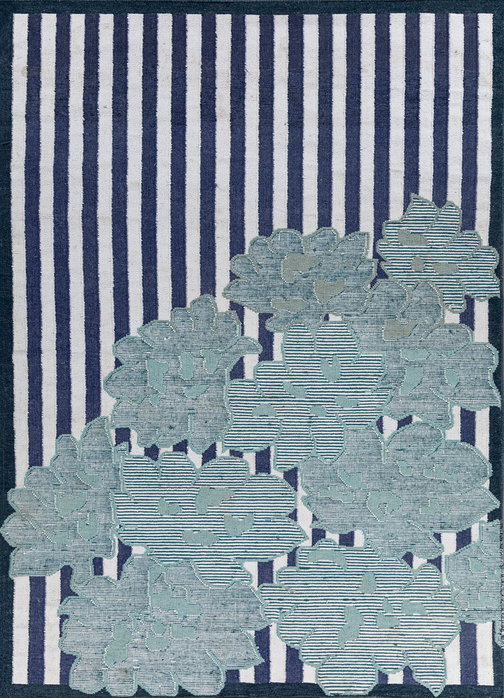 alhambra ivory wool flat weaves Rug - HeadShot