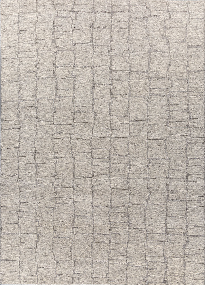 manifest ivory wool hand knotted Rug - HeadShot