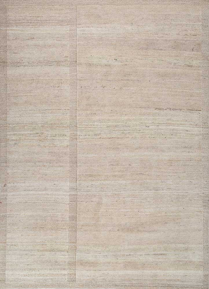 manifest ivory wool hand knotted Rug - HeadShot