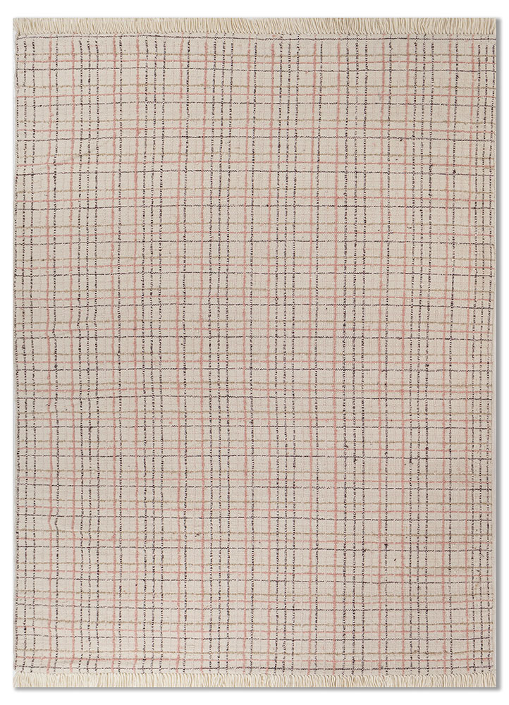 atelier ivory acrylic hand knotted Rug - HeadShot
