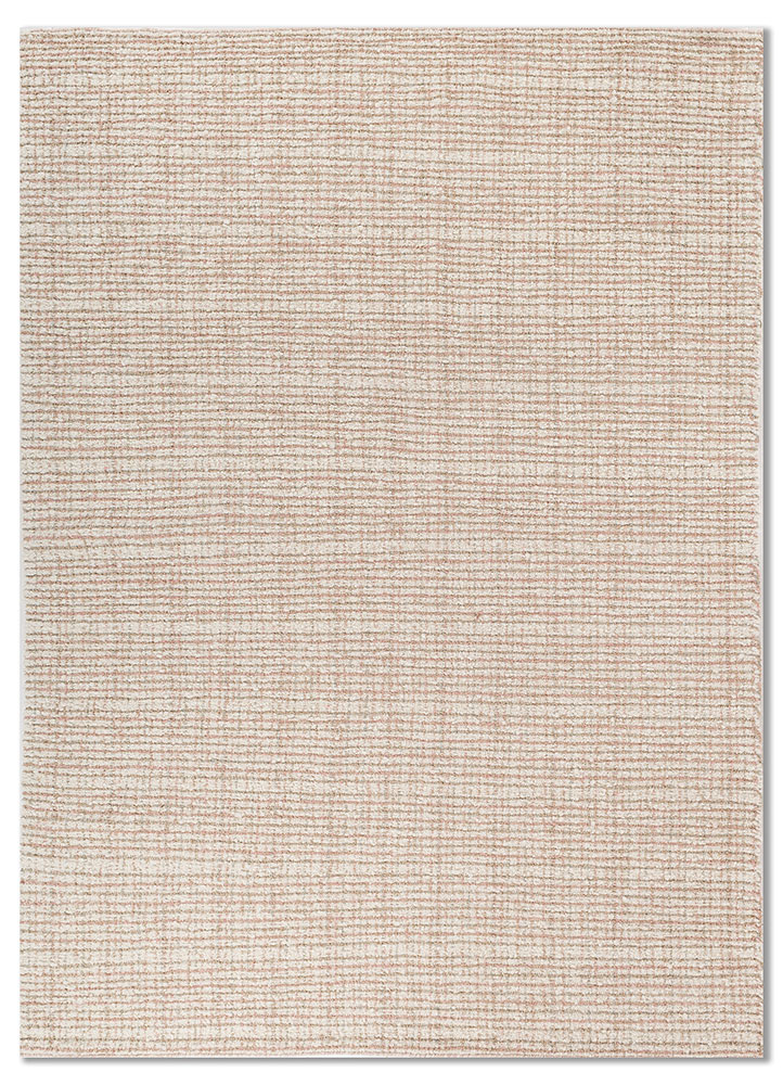 atelier ivory acrylic hand knotted Rug - HeadShot
