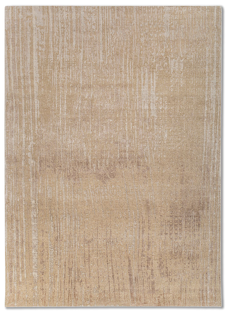 entropy ivory wool and bamboo silk hand knotted Rug - HeadShot
