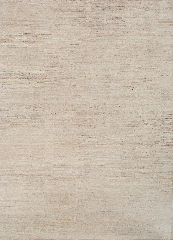 blythe ivory afghan wool and jute hand knotted Rug - HeadShot