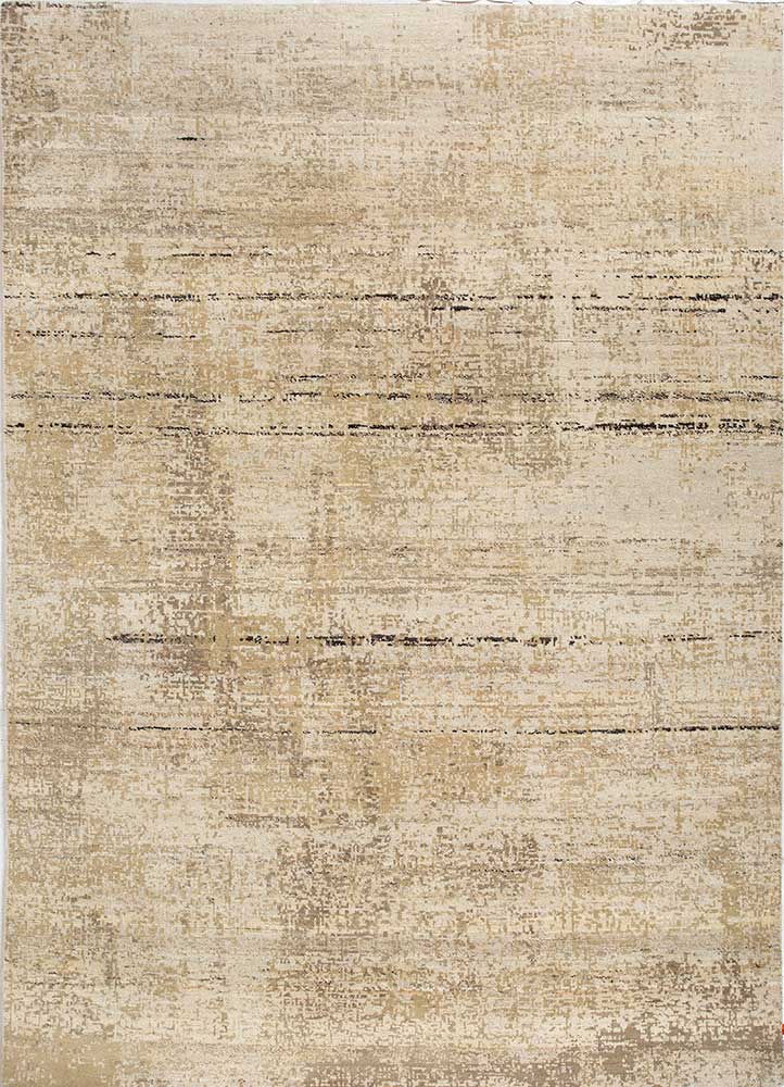 uvenuti ivory wool hand knotted Rug - HeadShot