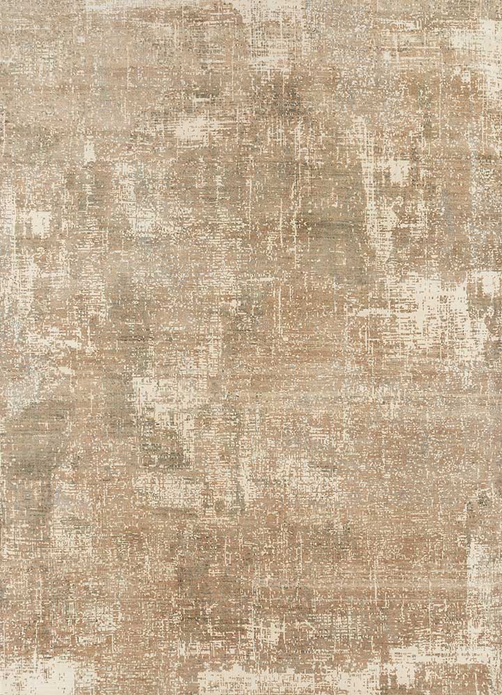 uvenuti gold wool hand knotted Rug - HeadShot