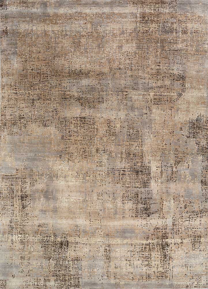 uvenuti gold wool hand knotted Rug - HeadShot
