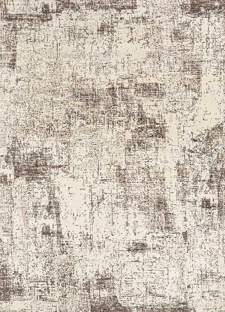 uvenuti ivory wool hand knotted Rug - HeadShot