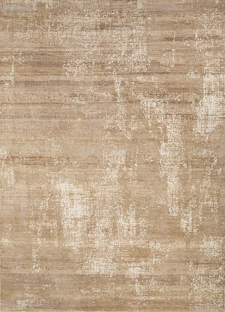 uvenuti gold wool hand knotted Rug - HeadShot
