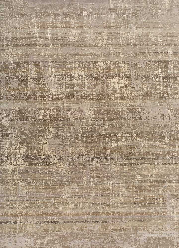 uvenuti ivory wool hand knotted Rug - HeadShot