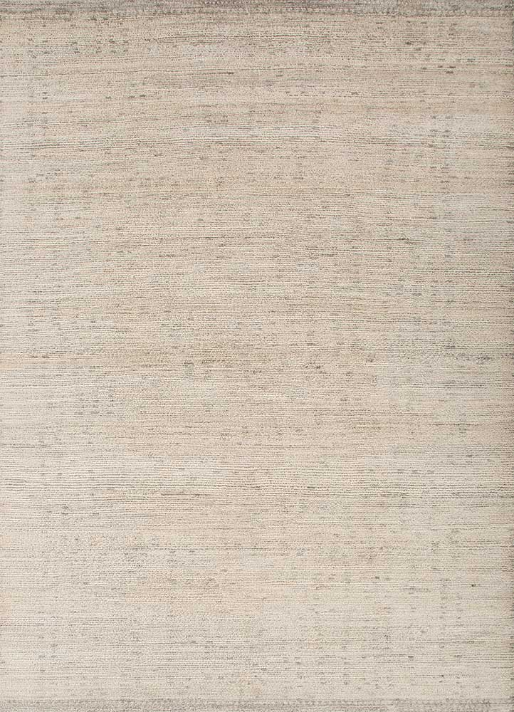 manifest ivory wool hand knotted Rug - HeadShot