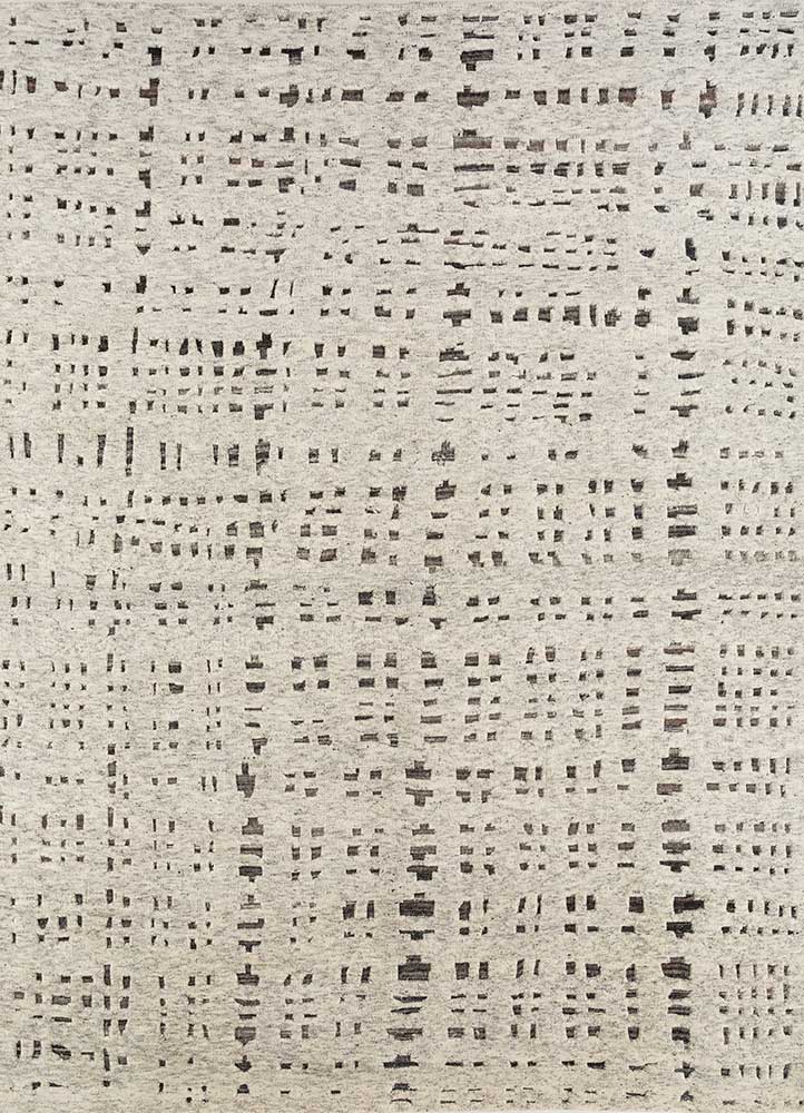 manifest ivory wool hand knotted Rug - HeadShot